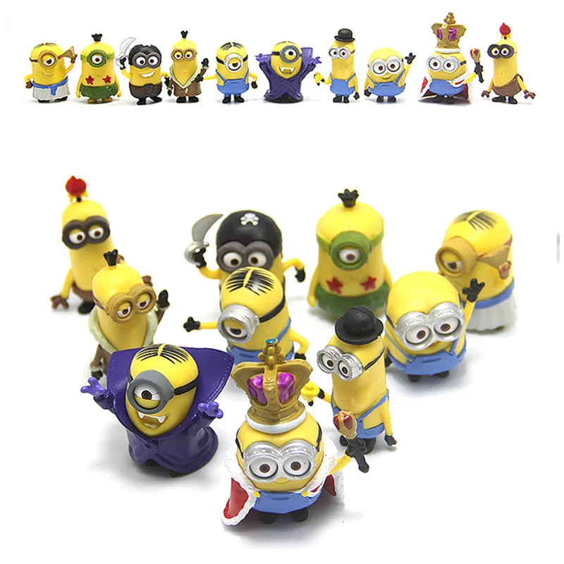 Miniones Figurines Toys 3D Eye Despicable Miniones Action Figures